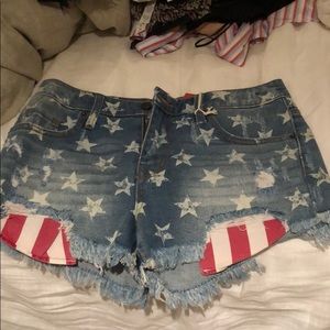 Star Jean Shorts